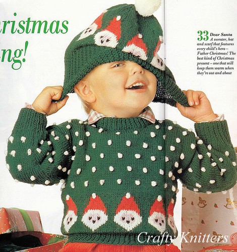 children's christmas sweater knitting patterns